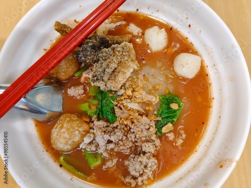 Street food in Thailand, lunch time