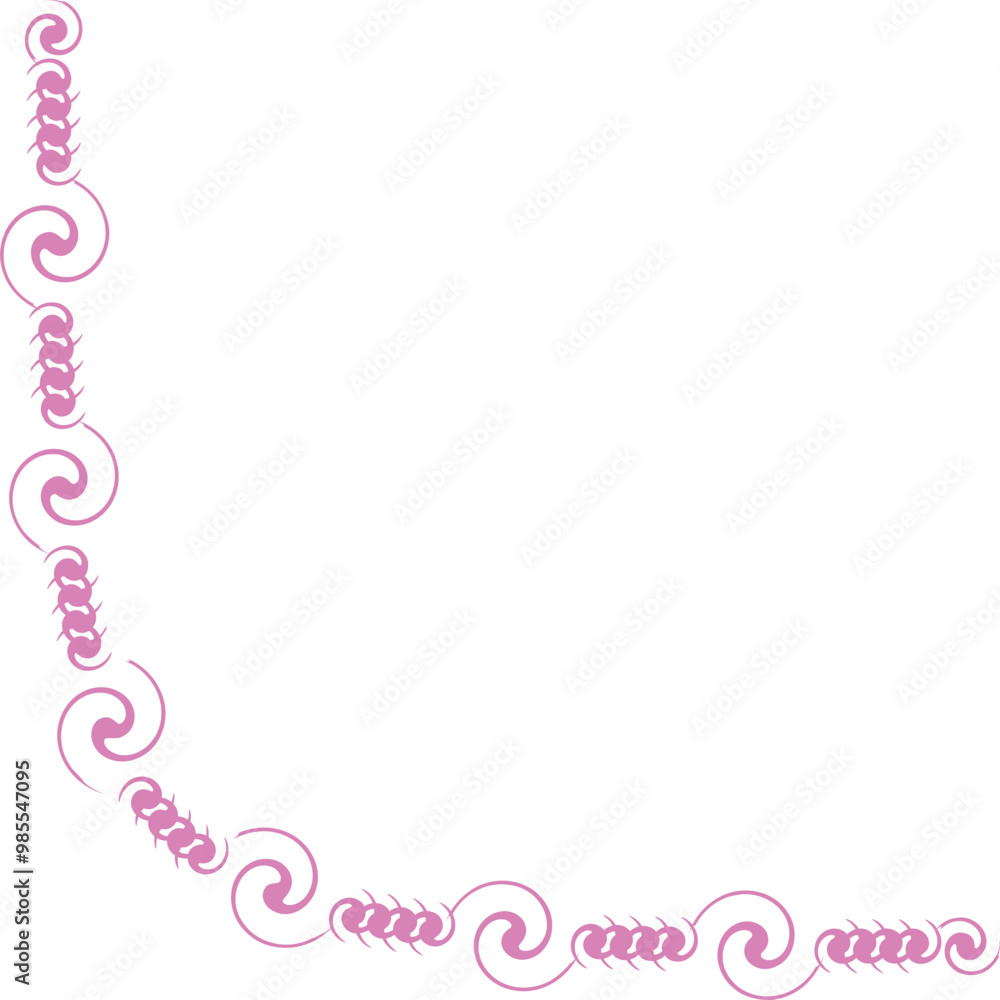 Aesthetic Twisted Pattern Line Art Decorative Ornament Aesthetic Twisted Pattern Line Art Decorative Ornament
