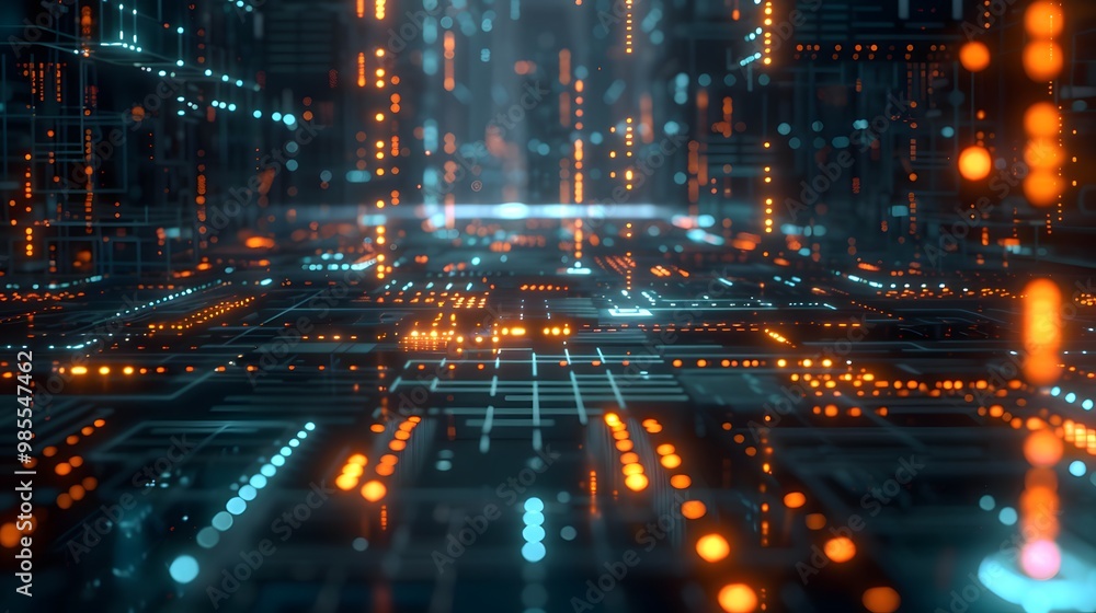 A digital scene illustrating techniques to reduce time delays, including minimized network hops, optimized code, and enhanced hardware, with glowing elements representing improved response times A digital scene illustrating techniques to reduce time delays, including minimized network hops, optimized code, and enhanced hardware, with glowing elements representing improved response times