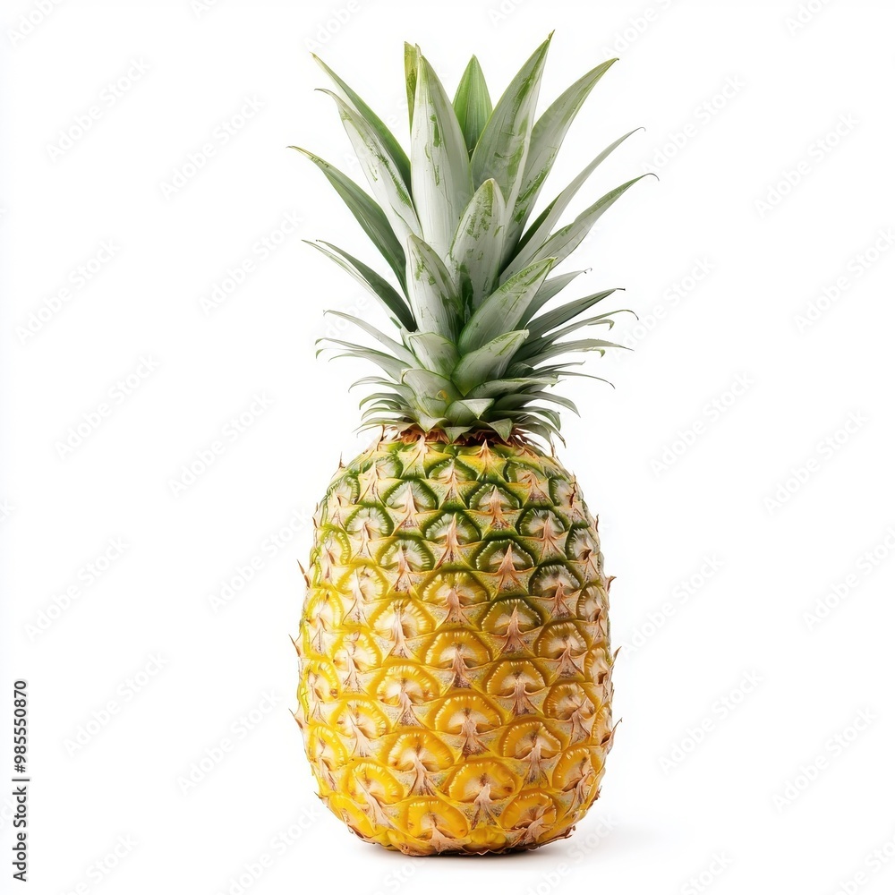 Fresh pineapple isolated on a white background. Fresh pineapple isolated on a white background.