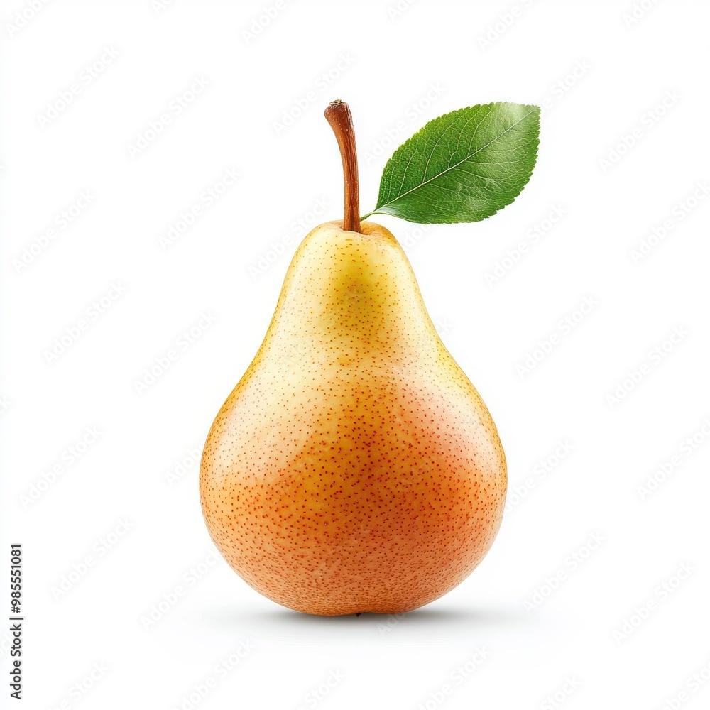 Fresh pear isolated on a white background. Fresh pear isolated on a white background.