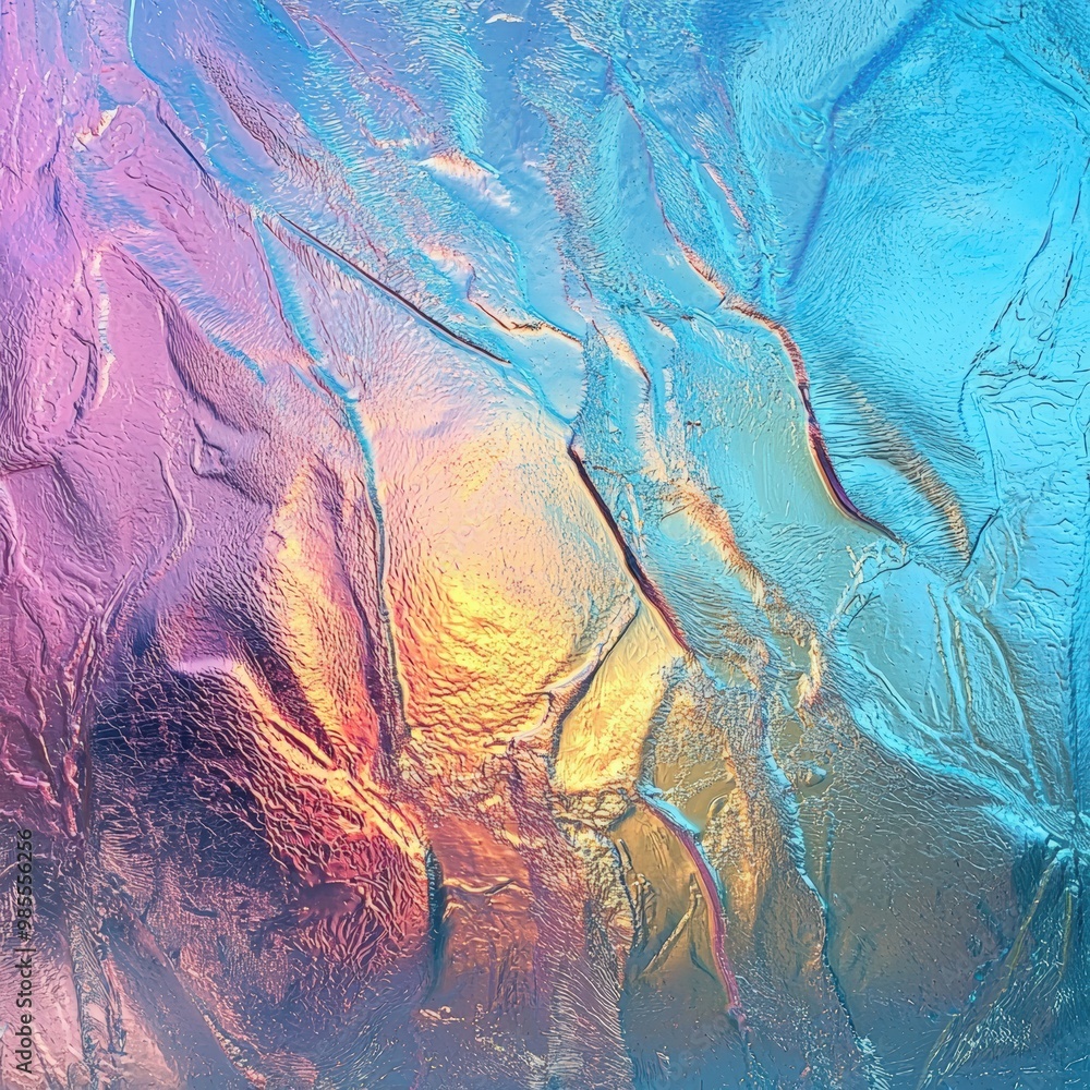 Fototapeta premium Abstract iridescent texture