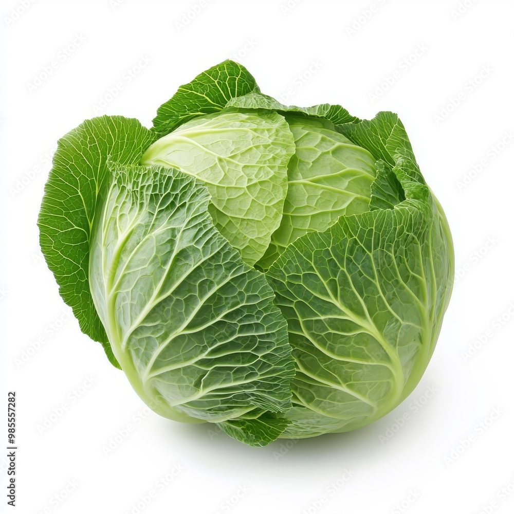 Fresh cabbage isolated on a white background. Fresh cabbage isolated on a white background.
