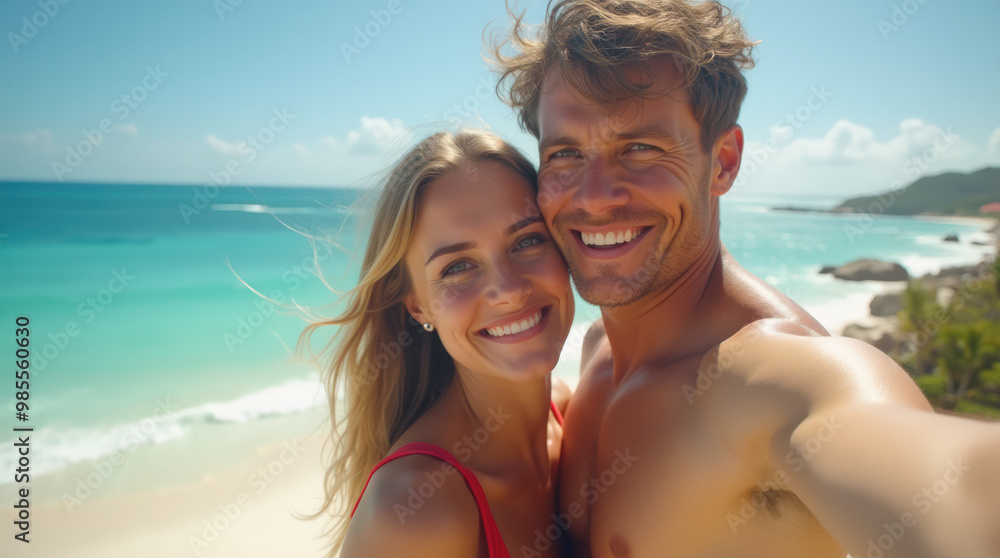 Romantic Beach Couple Selfies in Tulum: Tropical Getaways, Vacation Vibes, and Ocean View Photography Romantic Beach Couple Selfies in Tulum: Tropical Getaways, Vacation Vibes, and Ocean View Photography