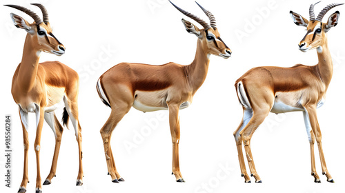 Majestic Impala Antelope Collection: Elegant Portrait of Impala Standing in Profile View photo