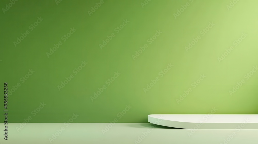 Clean, minimal green background with a smooth texture and ample copy space, ideal for modern and simple design projects Clean, minimal green background with a smooth texture and ample copy space, ideal for modern and simple design projects