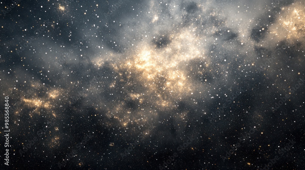 3d abstract space sky with stars and nebula Background Generative AI 3d abstract space sky with stars and nebula Background Generative AI