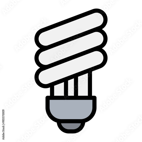 fluorescent lamp icon