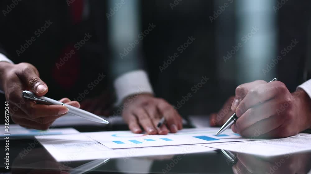 custom made wallpaper toronto digitalbusiness colleagues look at the graph on the table from above
