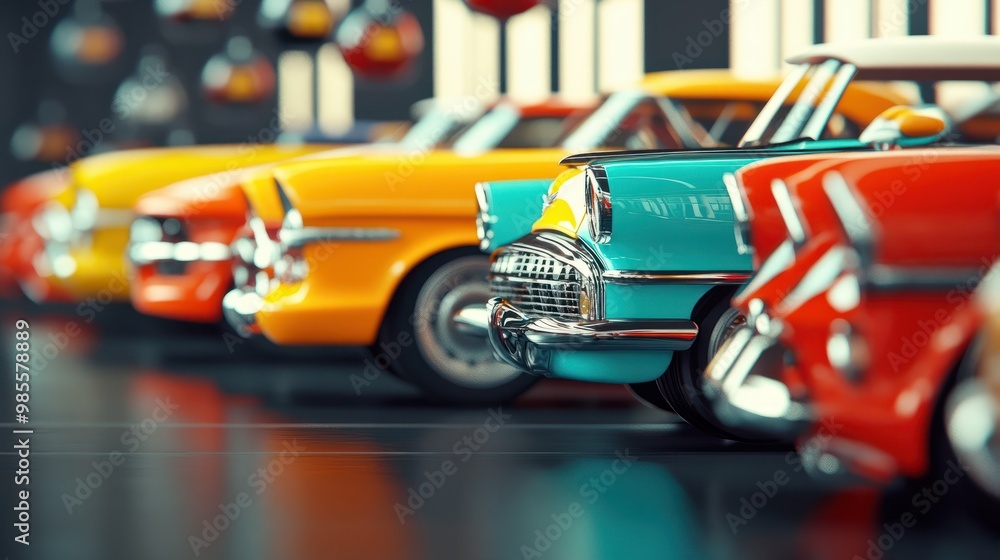 Cars in a row. Used car sales. Cars in a row. Used car sales.