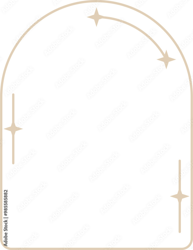 Monoline Starry Arch Frame Monoline Starry Arch Frame