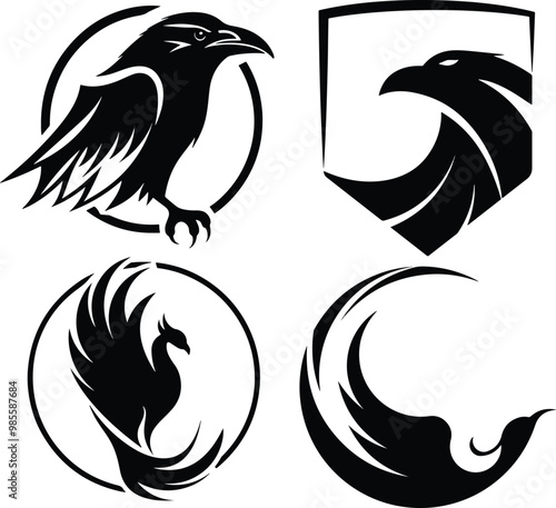 Bird Logo Illustration photo