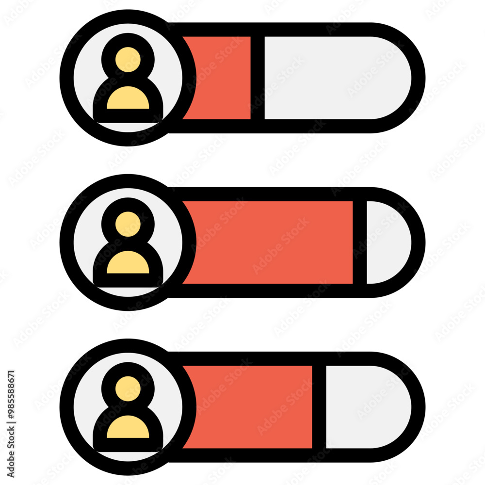 Fototapeta premium Ranking icon
