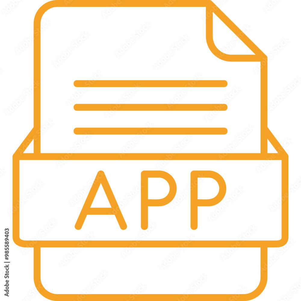 APPX File Format Vector Icon Design APPX File Format Vector Icon Design