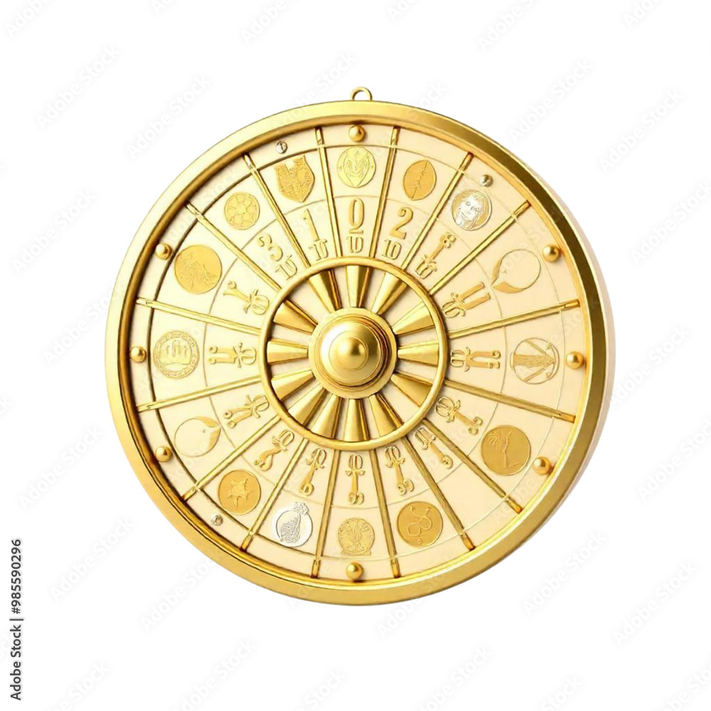 3d rendered illustration Fortune wheel on Isolated transparent background png. generated with AI 3d rendered illustration Fortune wheel on Isolated transparent background png. generated with AI