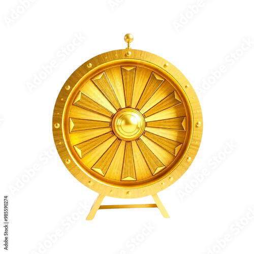  3d rendered illustration Fortune wheel  on Isolated transparent background png. generated with AI