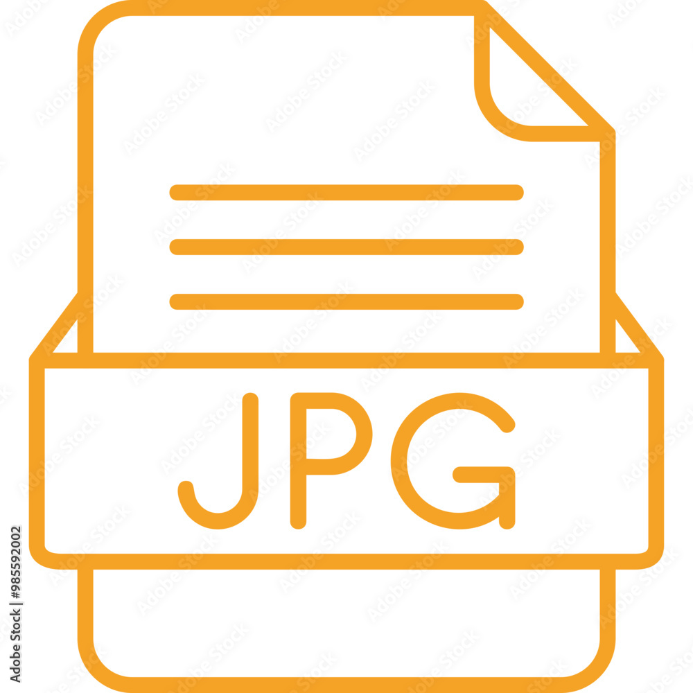 JPG File Format Vector Icon Design JPG File Format Vector Icon Design
