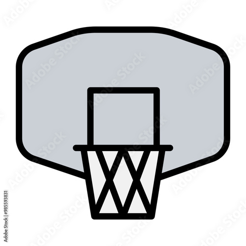 Basketball hoop icon