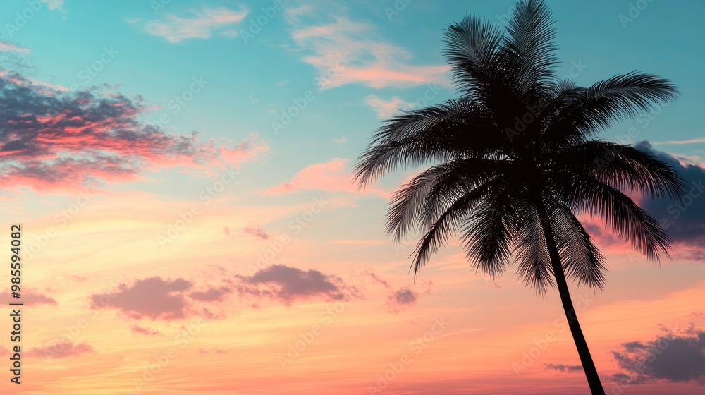 Palm Tree Silhouette Sunset Palm Tree Silhouette Sunset