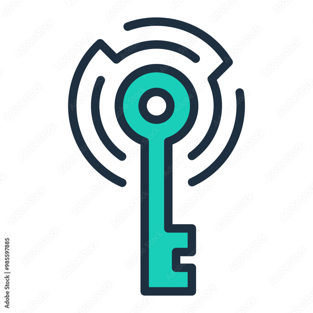 Data Encryption Key Icon Data Encryption Key Icon