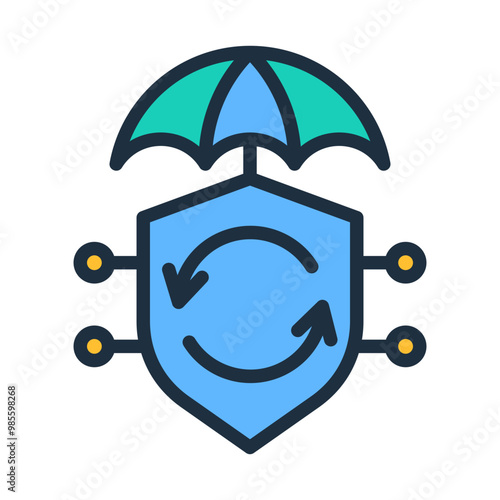 Cybersecurity Insurance Icon