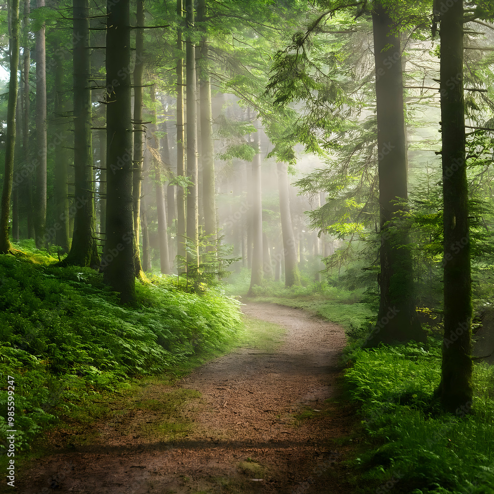 Obraz premium path in the woods