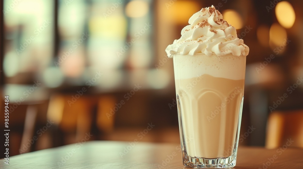 Creamy Milkshake Topped with Whipped Cream and Chocolate Creamy Milkshake Topped with Whipped Cream and Chocolate