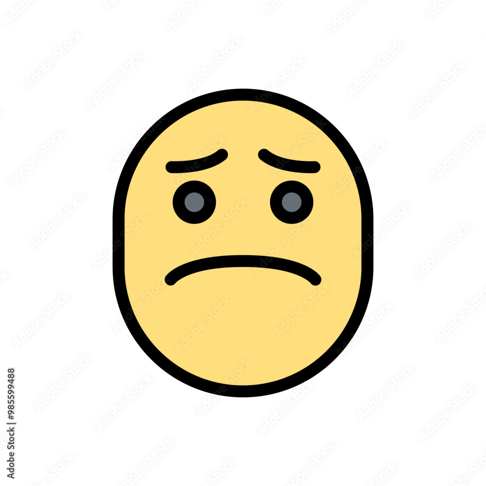 Fototapeta premium Sad icon