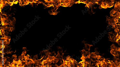 burning fire Frame