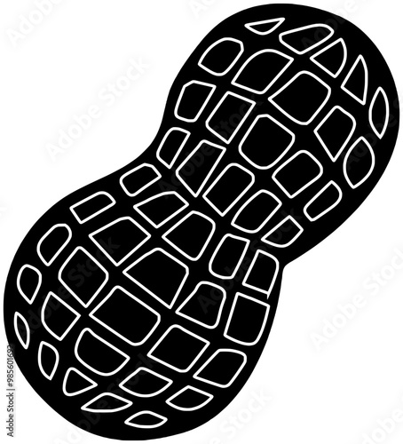 almond illustration peanut silhouette food logo nut icon hazelnut outline seed pistachio walnut cashew healthy snack hazel nutshell macadamia shape to vector graphic background