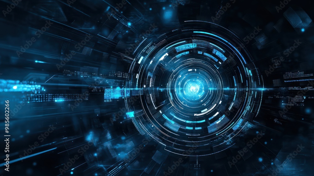 Obraz premium Digital Innovation: Technological Background for Modern Concepts