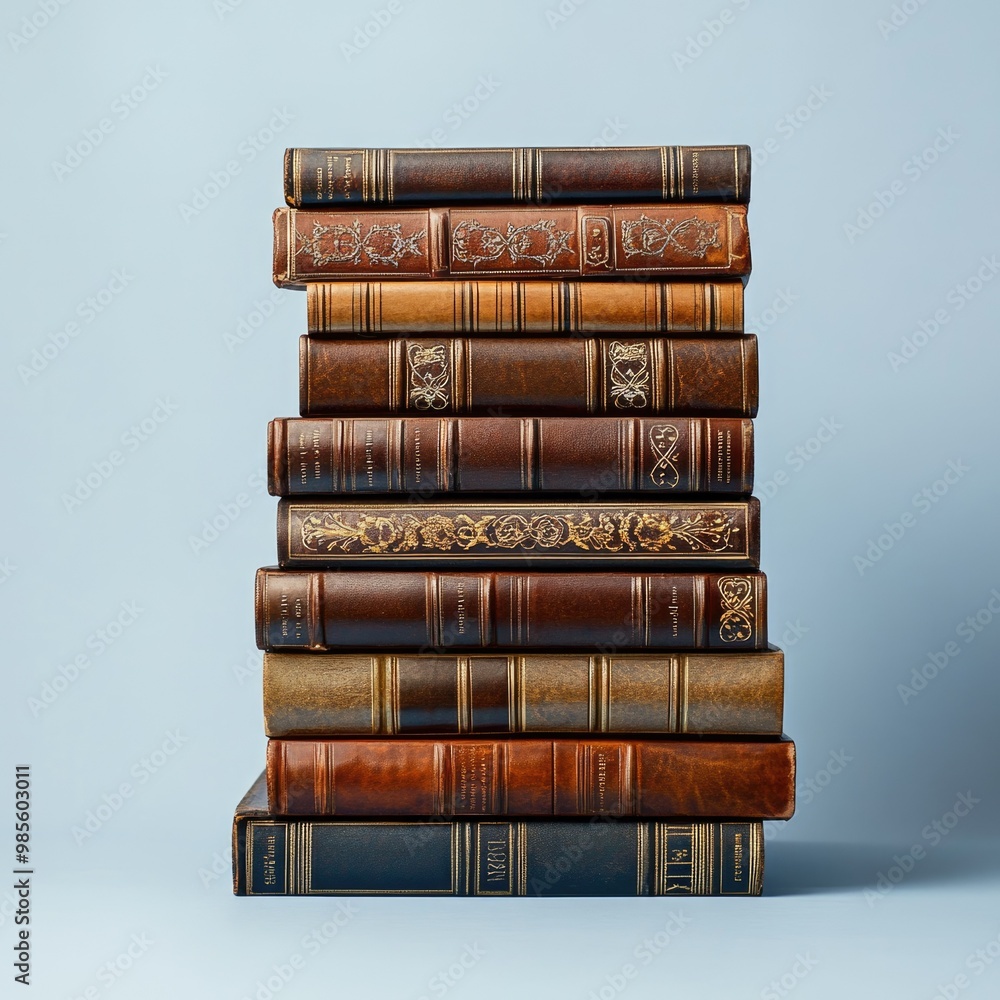 A stack of books with the top book titled A stack of books with the top book titled