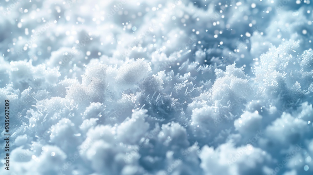 A Stunning and Beautiful Snowy Background Featuring Enchanting Falling Particles A Stunning and Beautiful Snowy Background Featuring Enchanting Falling Particles