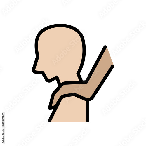 Shoulder massage icon