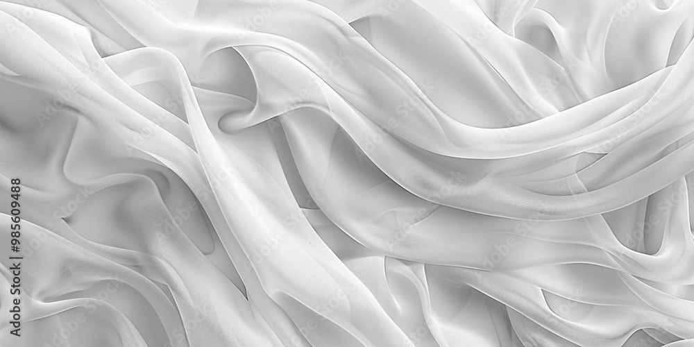 Luxurious Smooth White Silk Fabric Texture Luxurious Smooth White Silk Fabric Texture
