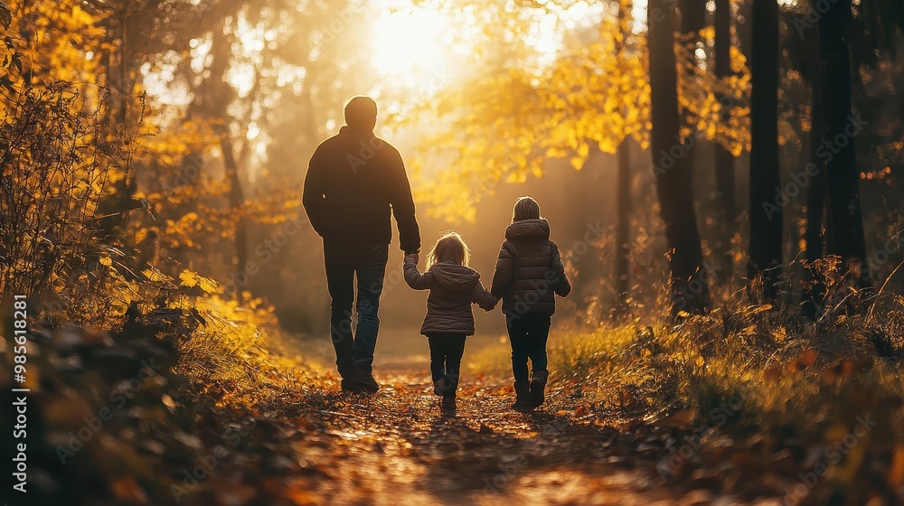 Fototapeta premium A weekend getaway is the perfect way to escape and recharge with the family.
