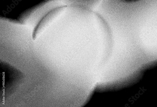 Abstract black and white gray grainy texture gradient background