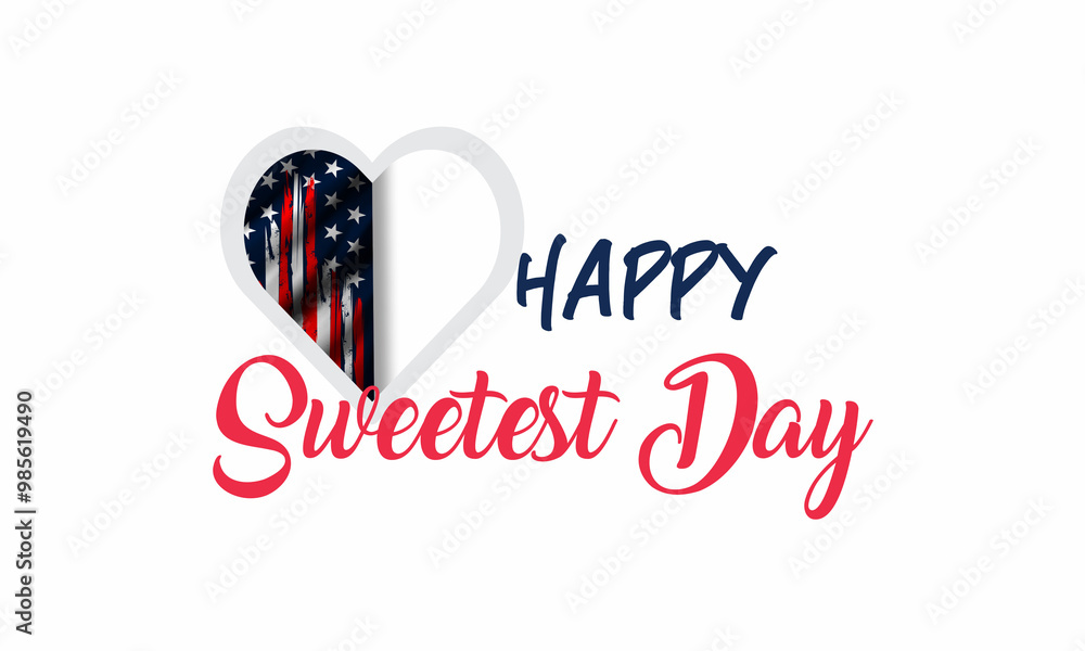 happy sweetest day , vektor background banner . happy sweetest day , vektor background banner .