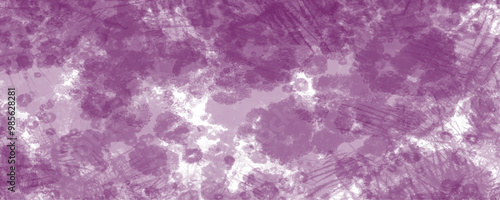 Abstract vintage rough texture grunge dark wall fragment with attritions and cracks background. ceramic plate close-up in purple tone. Сraked weathered cement wall texture Grungy rusted metal surface