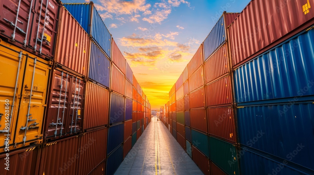 Fototapeta premium Explore the effects of customs duties on small businesses