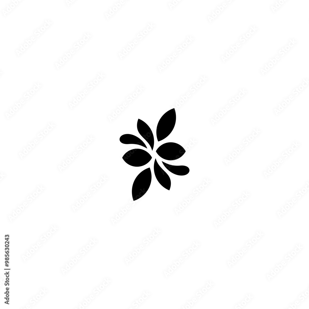 Abstract modern leaf logo and growth organic dynamic Abstract modern leaf logo and growth organic dynamic