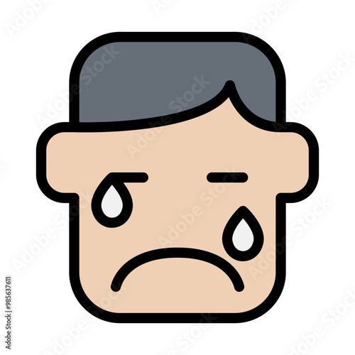 Crying icon