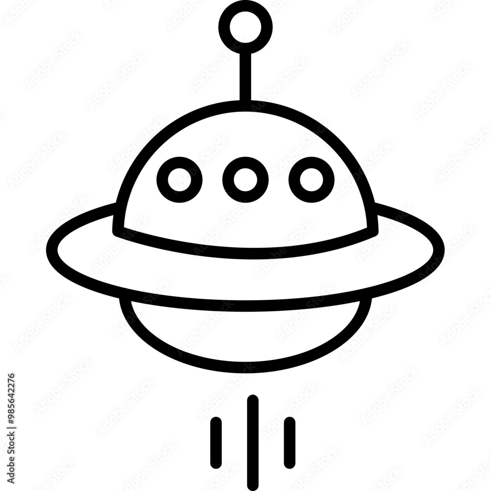 Obraz premium Ufo Icon