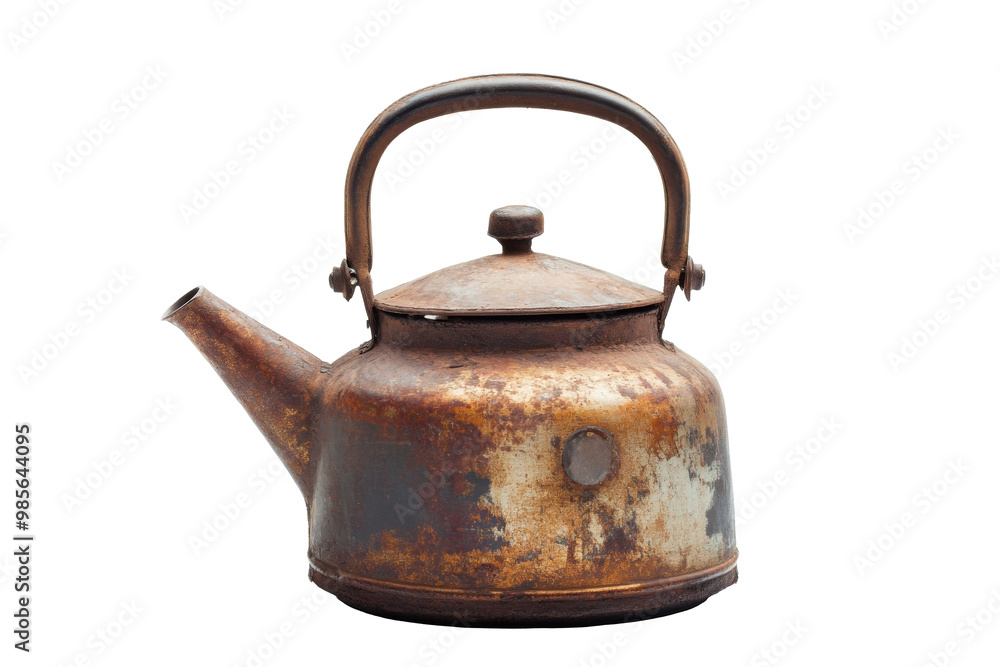 Tea kettle isolated on the transparent background Tea kettle isolated on the transparent background