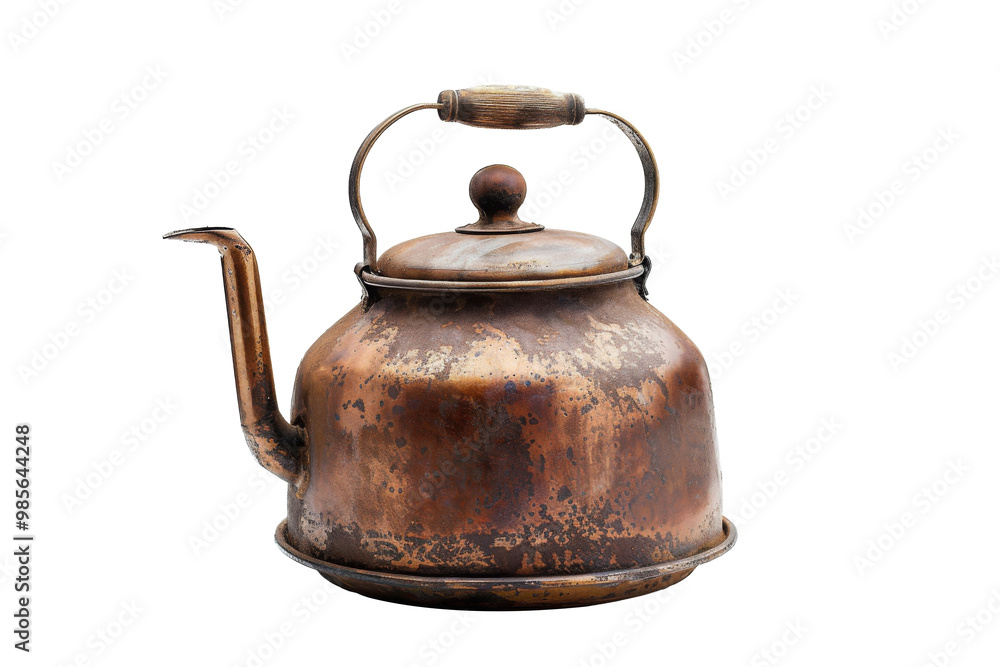 Tea kettle isolated on the transparent background Tea kettle isolated on the transparent background