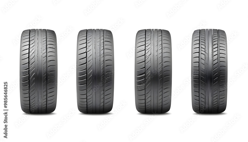 black car tires lined up mokcup black car tires lined up mokcup