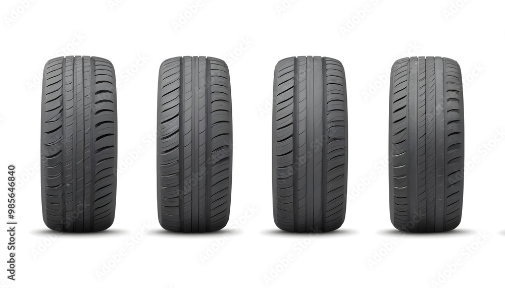 black car tires lined up mokcup black car tires lined up mokcup