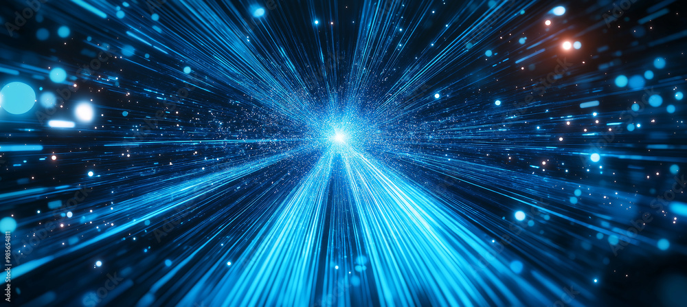 Blue technology light background Blue technology light background
