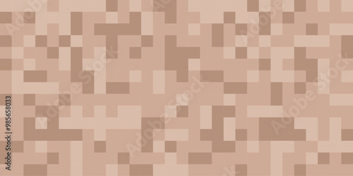 Pixelated nude tone censorship bars in rectangle shapes. Ideal for use in content moderation, video production, and social media graphics.