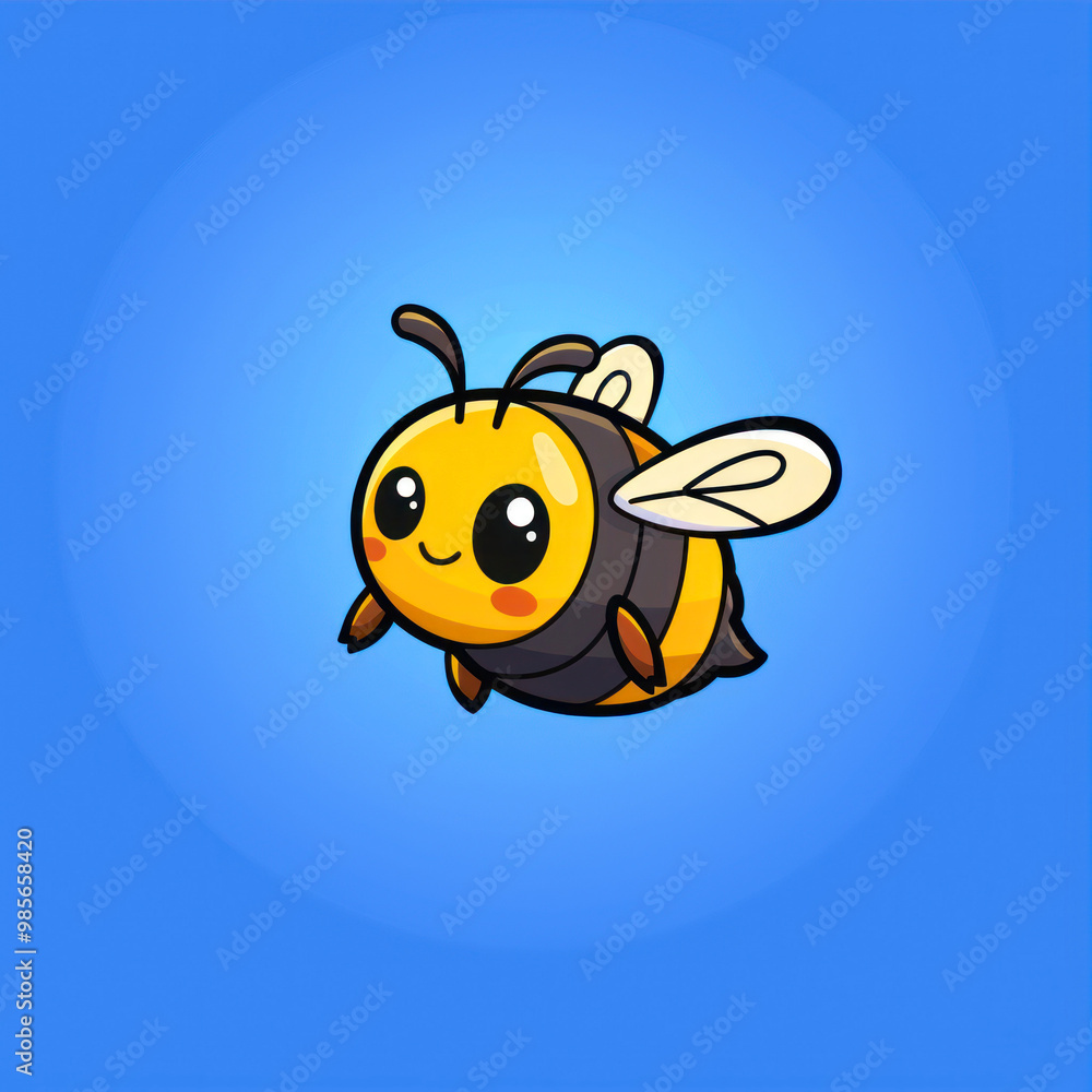 cartoon cute little bee flying on the dotted line to find sweet honey cartoon vector icon illustration. icon concept isolated flat cartoon style cartoon cute little bee flying on the dotted line to find sweet honey cartoon vector icon illustration. icon concept isolated flat cartoon style